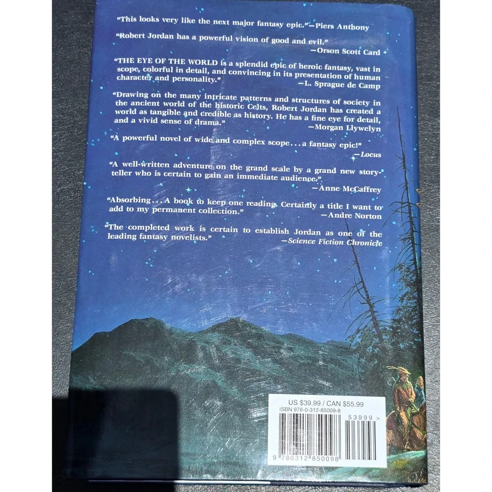 The Eye of the World Robert Jordan Wheel of Time Tor Fantasy Y2K 90's